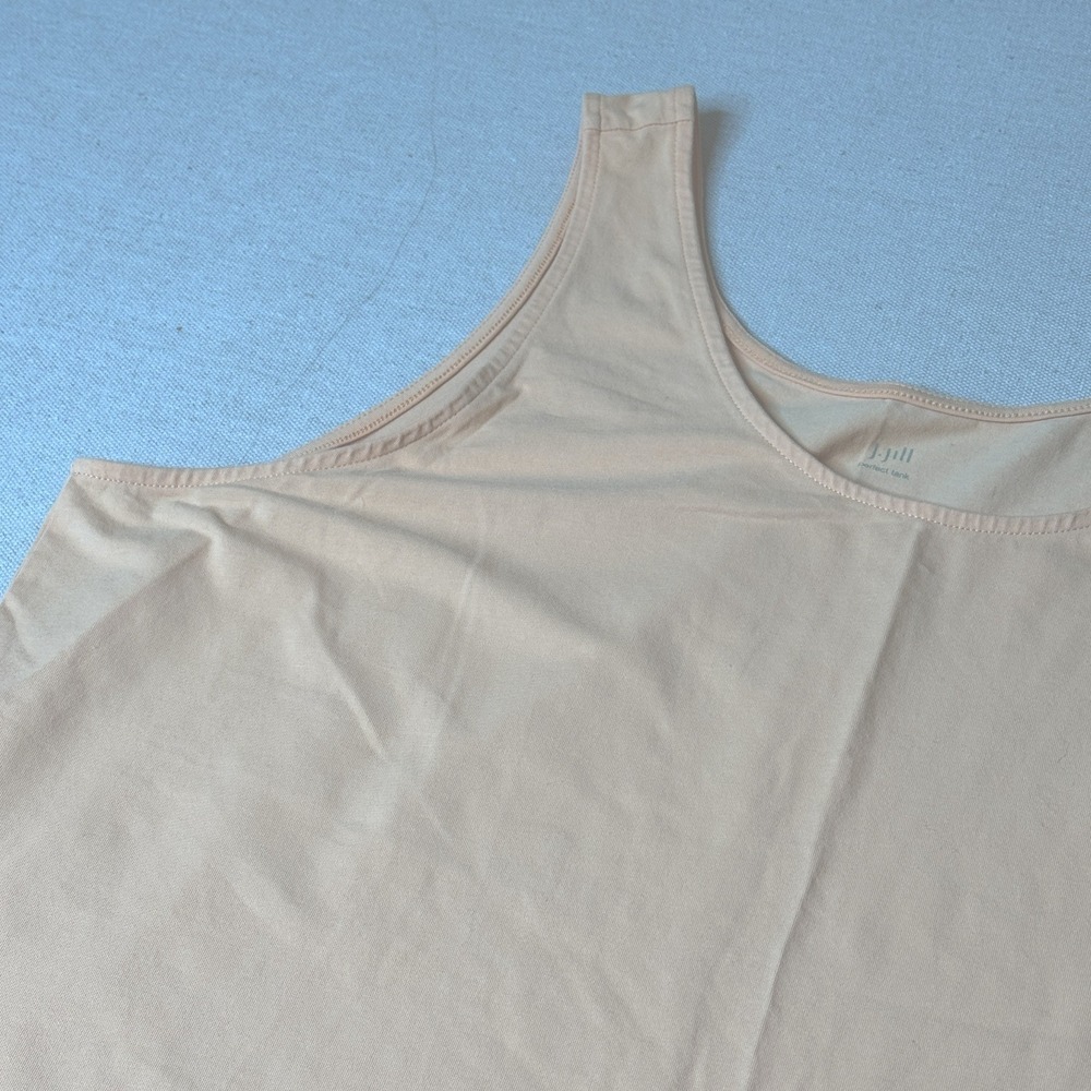 J Jill Perfect Tank Top Womens 3X Pullover Peach Stretch Basic Minimlaist Summer